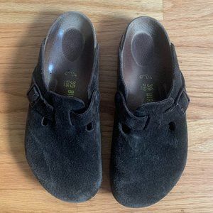 Birkenstock Boston brown suede sz 39 (8.5)